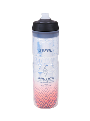 Фляга Zefal Arctica Pro 75 Silver/Red
