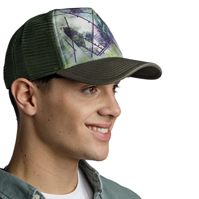 Кепка Buff Trucker Cap Campast Green