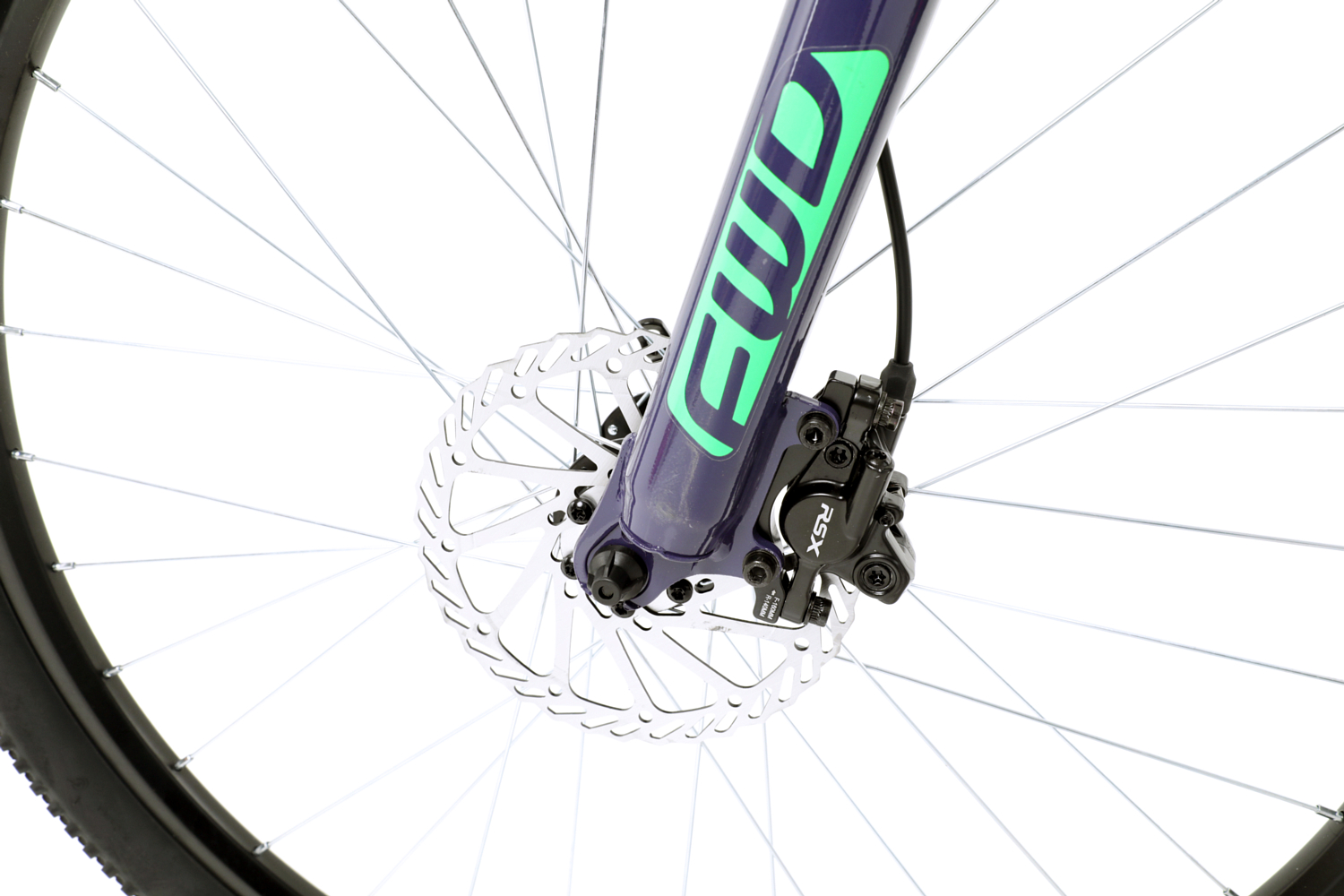Велосипед Forward Apache 27,5 3.0 Disc 2021 Фиолетовый/Зеленый