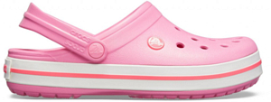 Сандалии Crocs Crocband Pink Lemonade/White