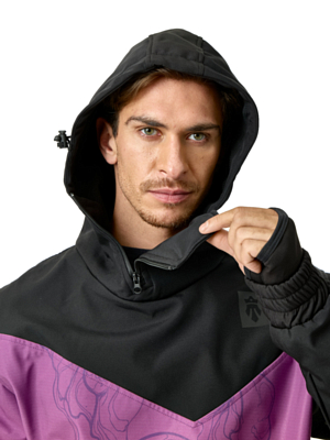 Куртка горнолыжная MAJESTY Shadow Black/Purple