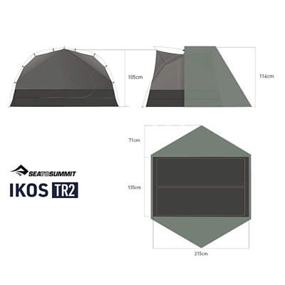 Палатка Sea To Summit Ikos Tr2
