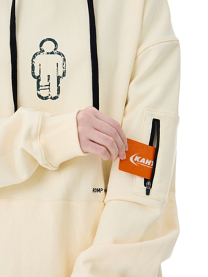 Толстовка ROMP Crack Hoodie Ivory