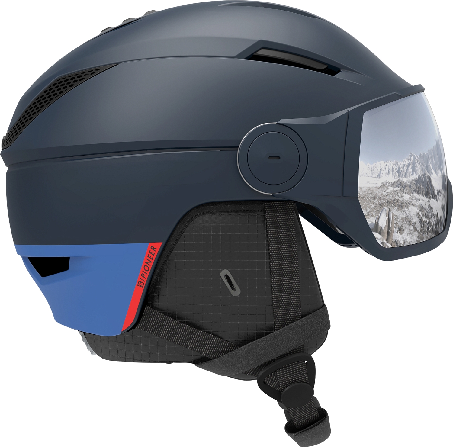 Шлем с визором SALOMON Pioneer Visor Dress Blue/Universal