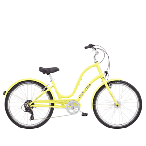 Велосипед Electra Townie 7D Eq Step Thru 26 2022 Yellow/Pineapple