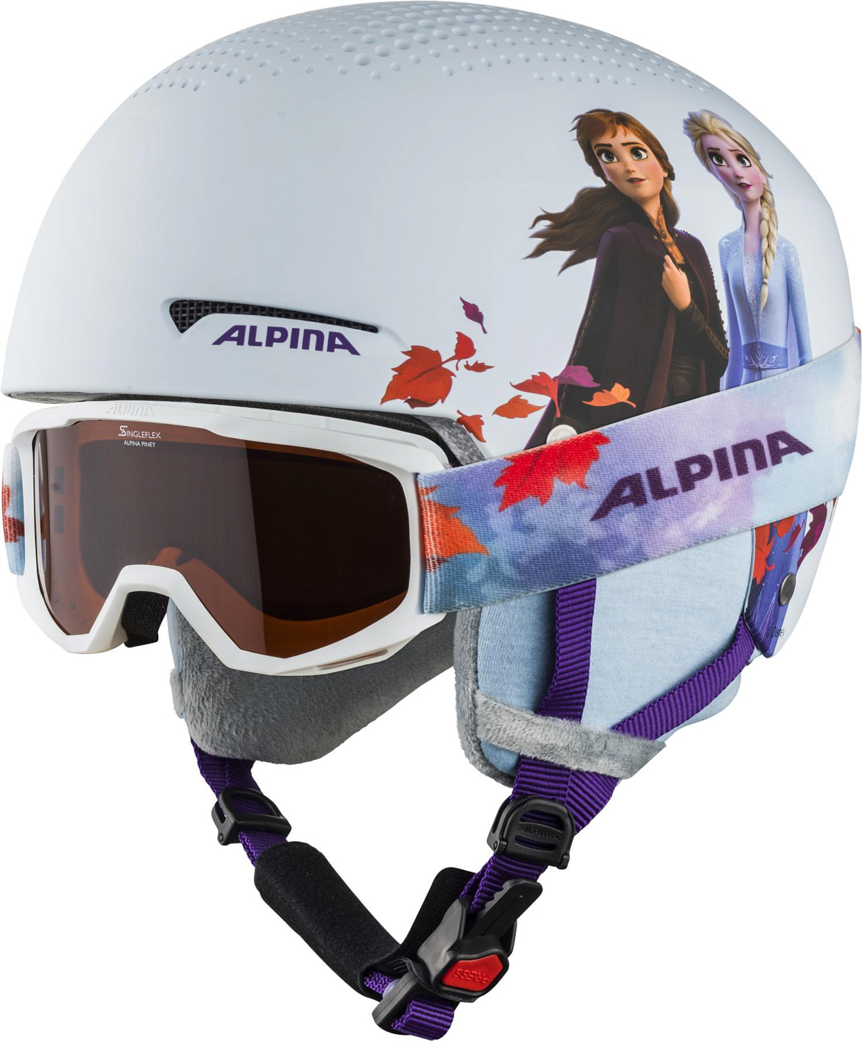 Шлем с визором ALPINA Zupo Disney Set Frozen Ii Matt