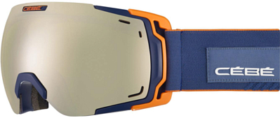Маска горнолыжная CEBE Fateful Matt Dark Blue/Orange Amber Flash Gold