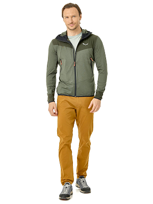 Флисовая куртка мужская Salewa Agner Hybrid PL/Dst Fz Hooded Dark