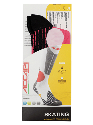 Носки Accapi Skating Junior Pink/Black