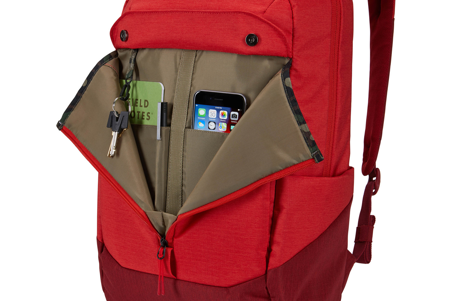 Рюкзак THULE Lithos Backpack 20L Lava/Red Feather