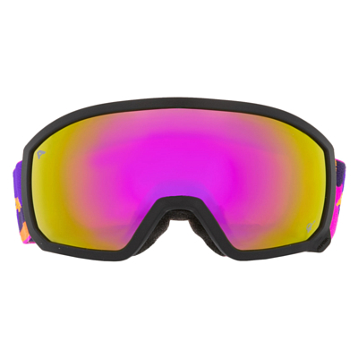 Маска горнолыжная ALPINA Scarabeo Q-Lite Jr Black-Pink Matt/Q-Lite Pink Sph. S2