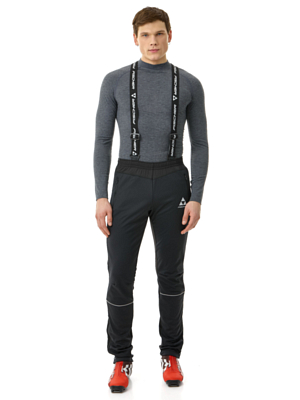 Брюки беговые FISCHER Softshell Warm Black