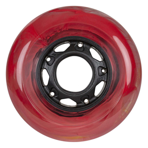 Комплект колёс для роликов Powerslide Adventure 76/82A, 4-pack Black/Red