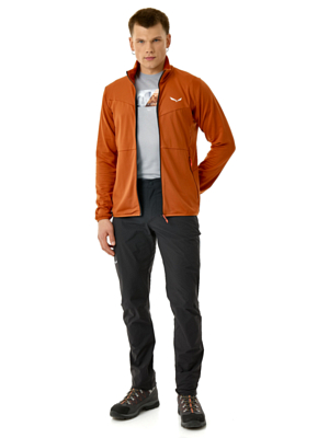 Флисовая куртка Salewa Puez Cammino Pl Bombay Brown