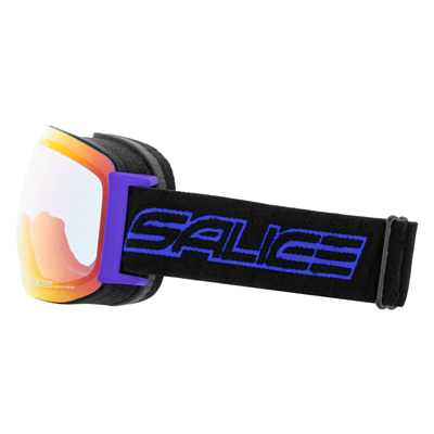 Маска горнолыжная Salice 104DARWF Black-Blue/Darw Clear S1