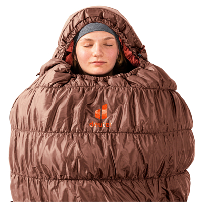 Спальник Deuter Exosphere -6° SL Left Umbra/Redwood