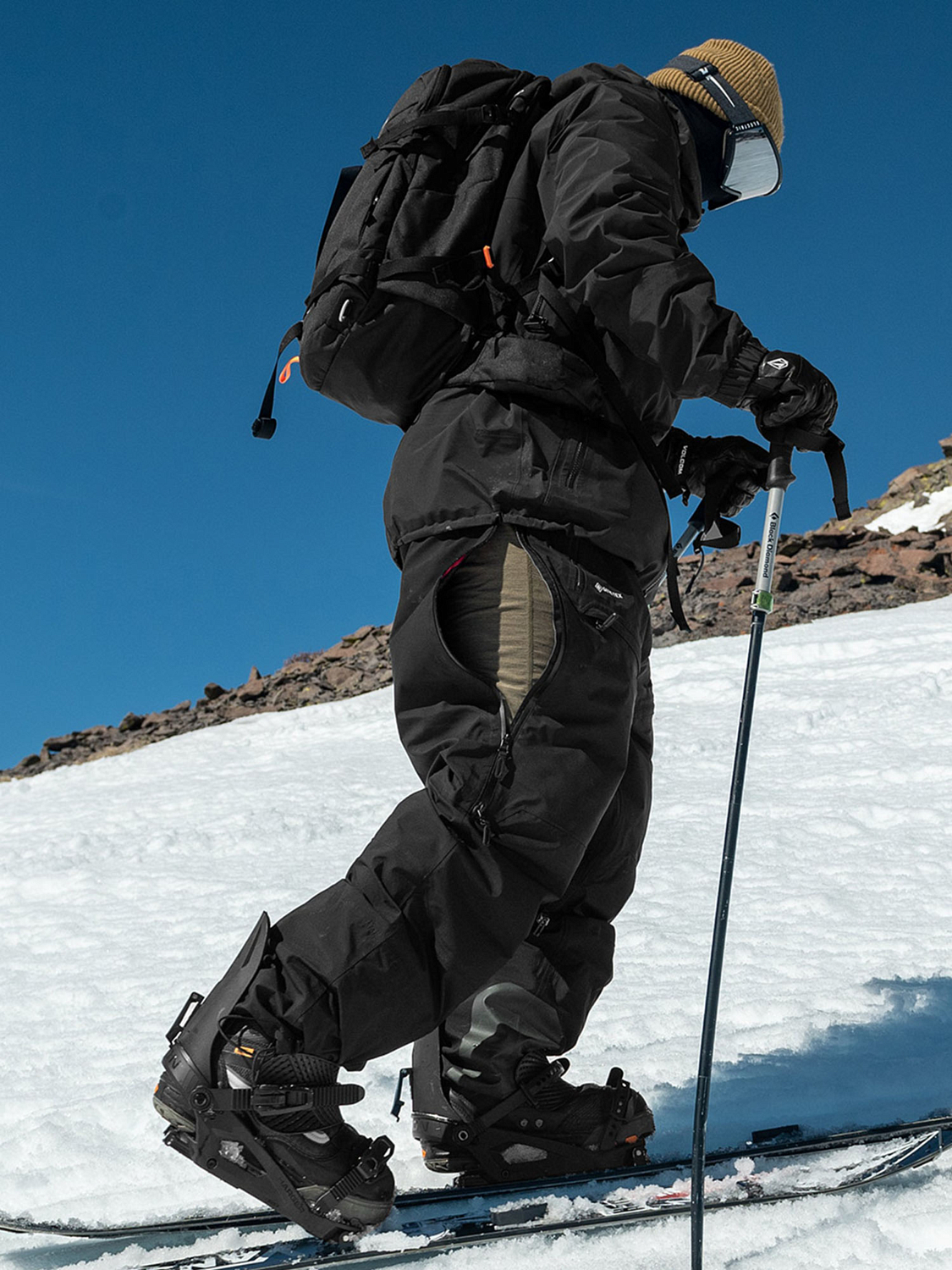 Полукомбинезон сноубордический Volcom 3L Gore-Tex Bib Overhauler Black