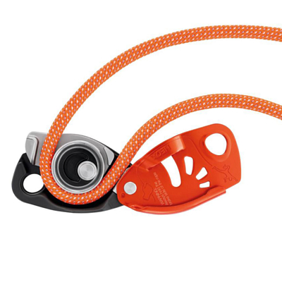 Страховочно-спусковое устройство PETZL Neox Orange