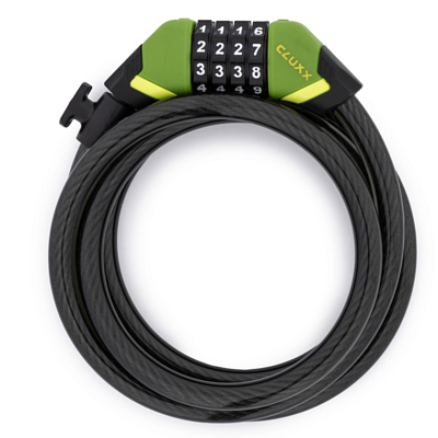 Замок велосипедный CLUXX Gardia 1250C Green/Black