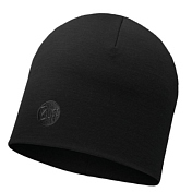 Шапка BUFF HEAVYWEIGHT MERINO WOOL HAT SOLID BLACK
