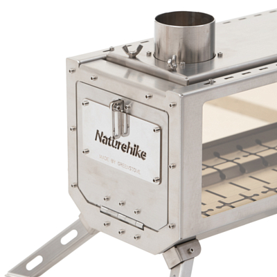 Печка Naturehike Tabletop Wood Stove Silver