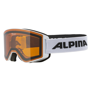 Очки горнолыжные ALPINA Narkoja White Matt/Orange S2