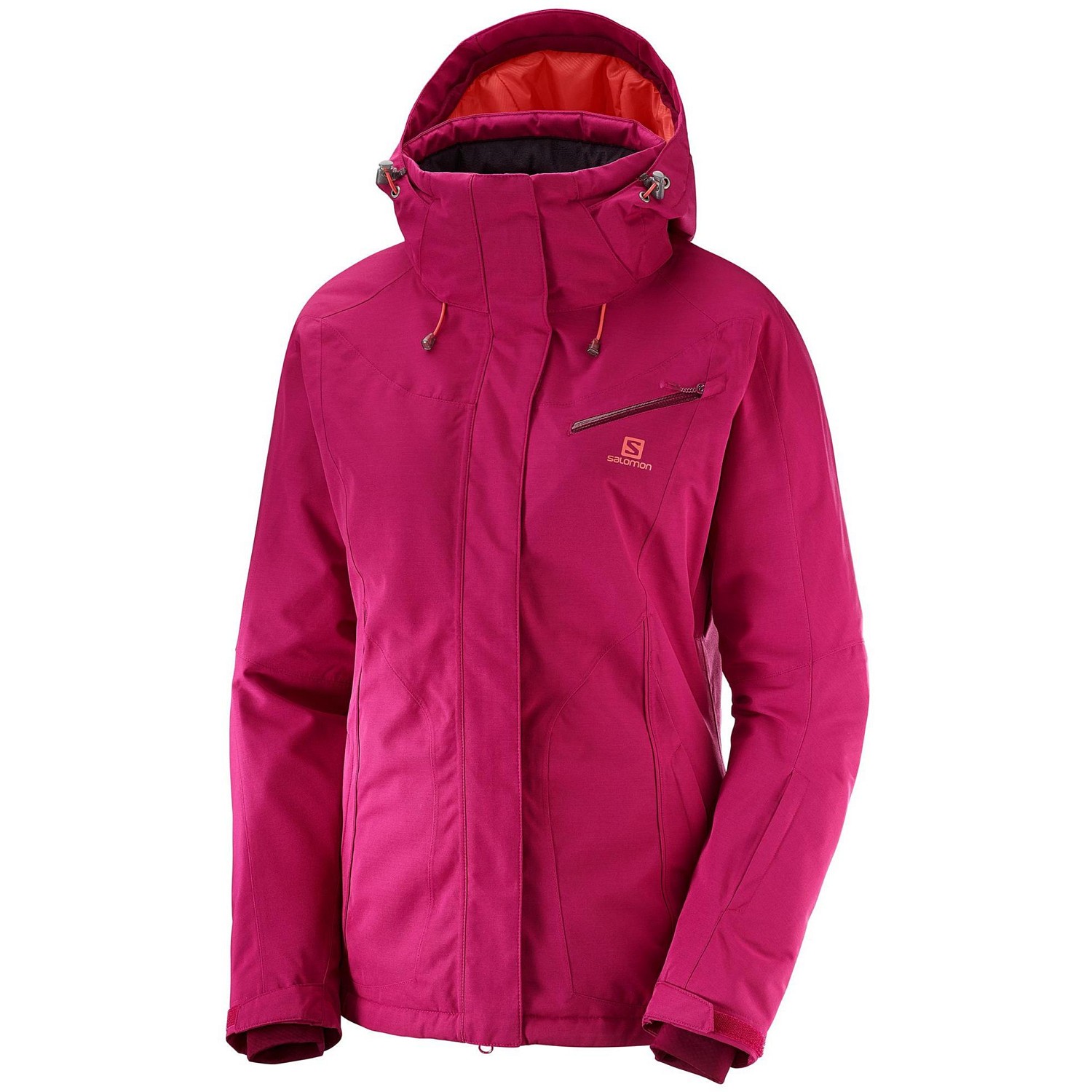 Куртка горнолыжная SALOMON 2018-19 FANTASY JKT W Cerise Heather