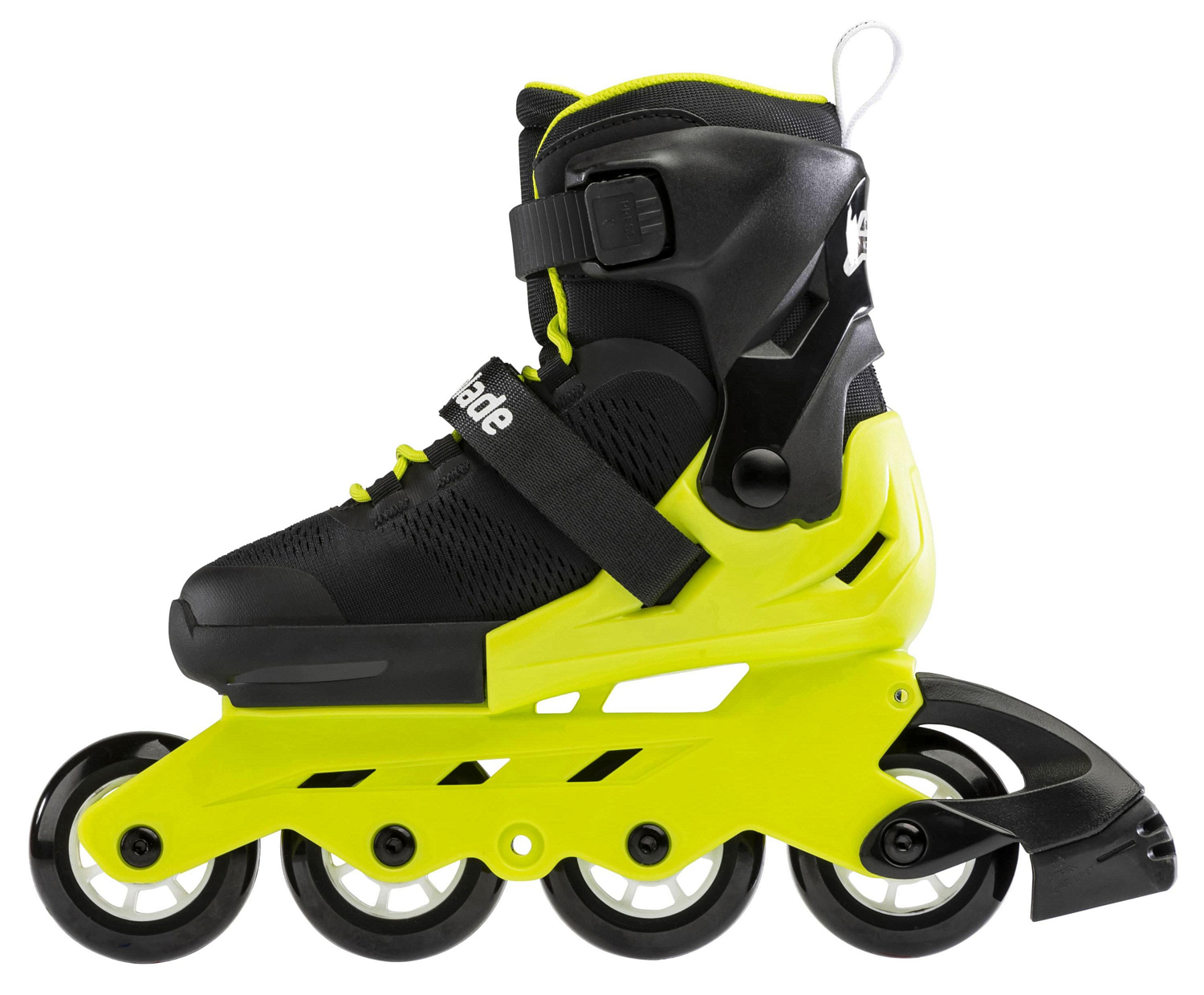 Роликовые коньки Rollerblade Microblade Black/Neon Yellow