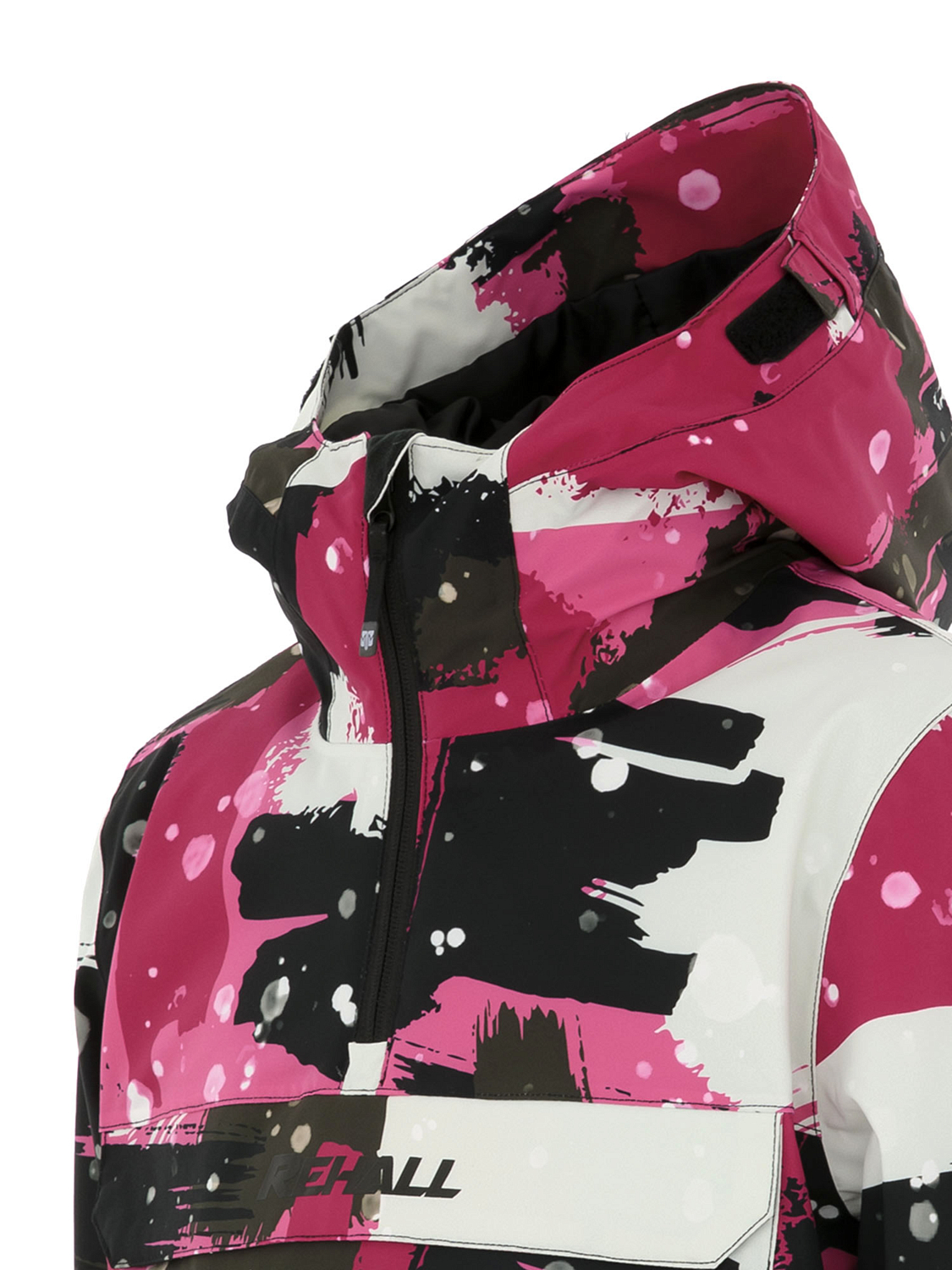 Куртка сноубордическая детская Rehall Loiza-R-Jr. Camo Abstract Brite Pink
