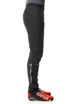 Брюки беговые FISCHER Softshell Warm Black