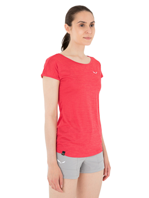 Футболка Salewa Puez Melange Dry Rose Red Melange