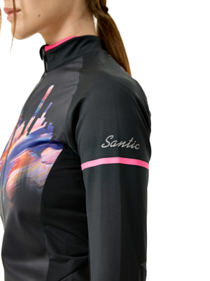 Велокуртка Santic Sigato Black