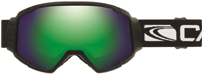 Маска горнолыжная Carve Hyper 6093 Hyper Matt Black, Orange lens, Green Iridium