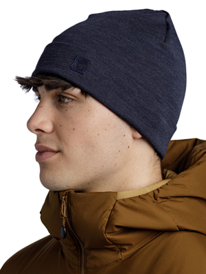 Шапка Buff Merino Heavyweight Hat Solid Indigo