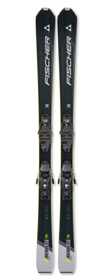 Горные лыжи с креплениями FISCHER RC ONE 78 GT + RSW10 Solid black/Black