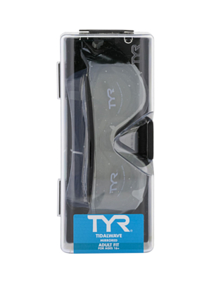 Маска для плавания TYR Tidal Wave Mirrored Swim Mask Серебристый
