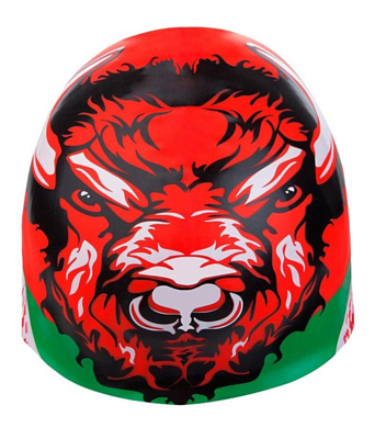 Шапочка для плавания MAD WAVE Belarus Red
