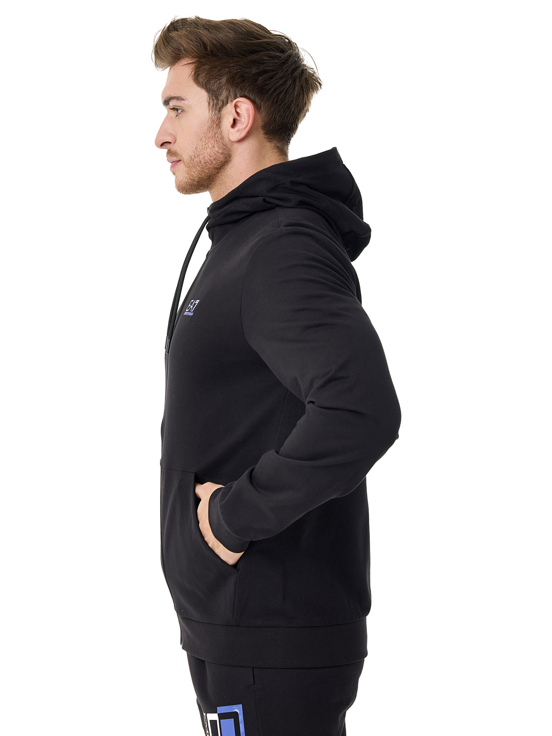 Толстовка EA7 Emporio Armani Train Visibility Hoodie FZ Coft Black