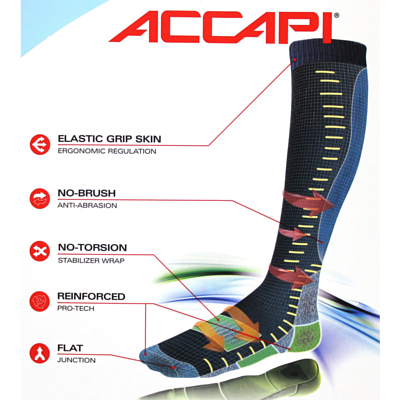 Носки Accapi Ski Ergoracing Black/Lime