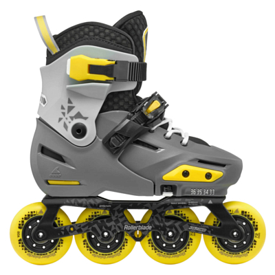 Роликовые коньки Rollerblade Apex Charcoal/Yellow