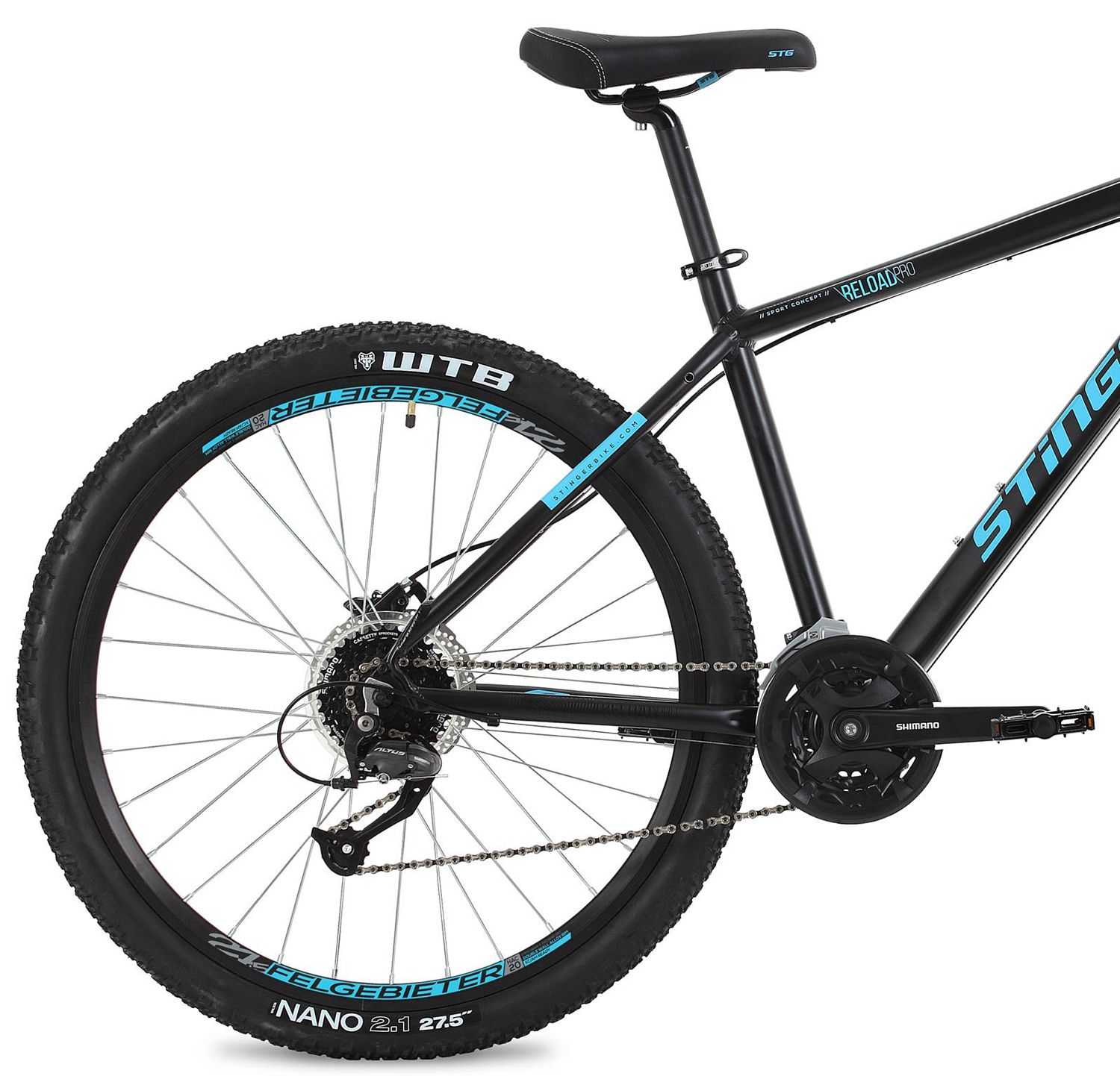 Велосипед Stinger Reload Pro 27,5 2019 черный