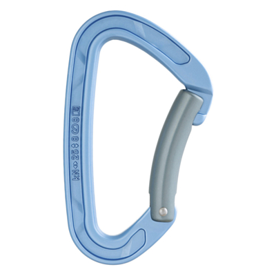 Карабин Vento с гнутой защелкой Keylock Oxygen Blue