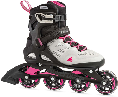 Роликовые коньки Rollerblade Macroblade 80 W Cool Grey/Candy Pink