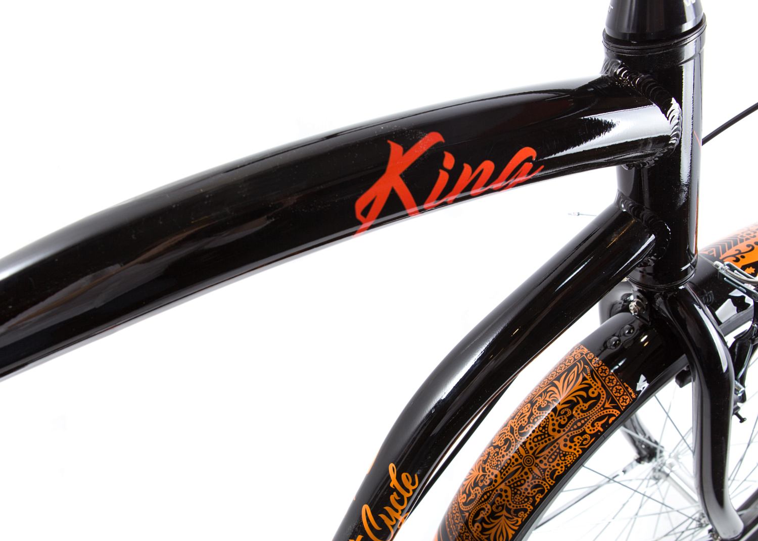Велосипед Welt King Al 3 2019 black/orange