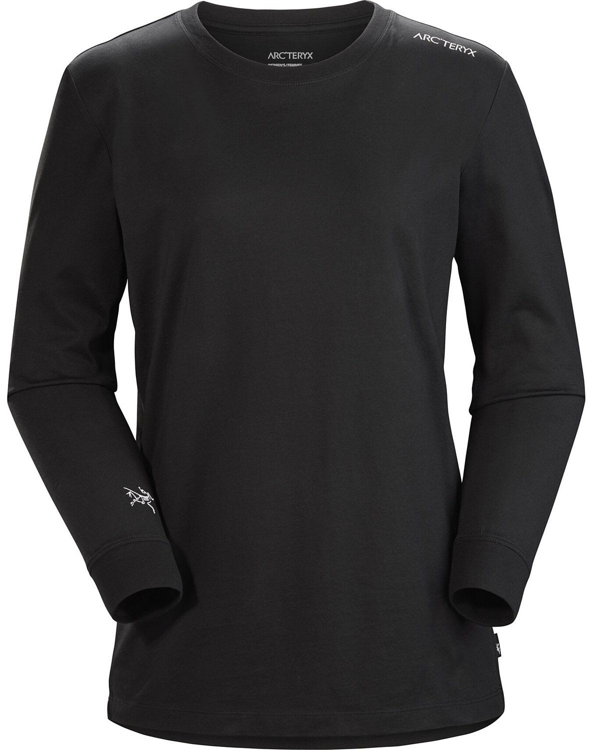 Футболка для активного отдыха Arcteryx Off-center LS T-shirt Women'S Black