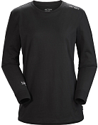 Футболка для активного отдыха Arcteryx Off-center LS T-shirt Women'S Black