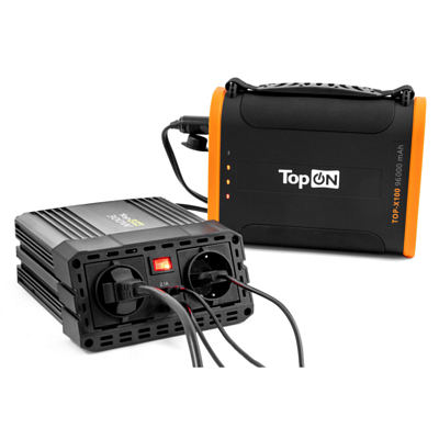 Автомобильный инвертор TopOn TOP-PI300 300W Черный