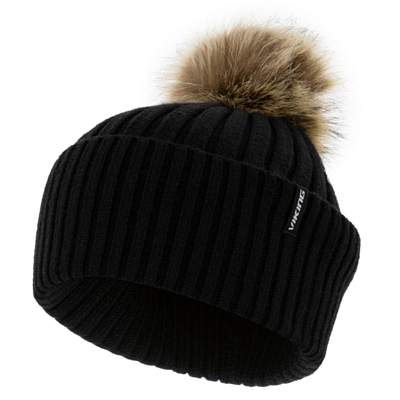 Шапка VIKING Hana Pompon Black
