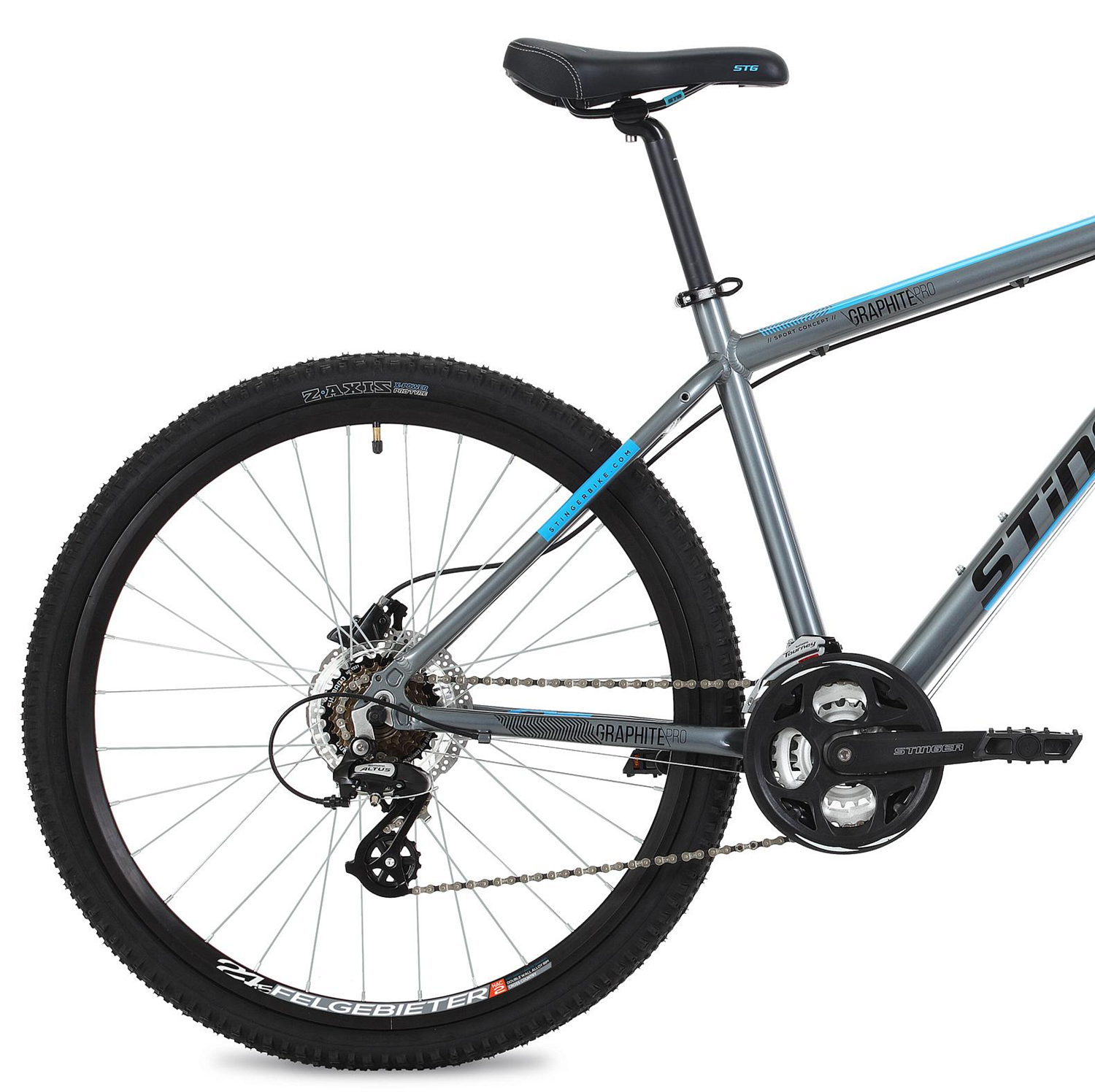 Велосипед Stinger Graphite Pro 27,5 2019 серый
