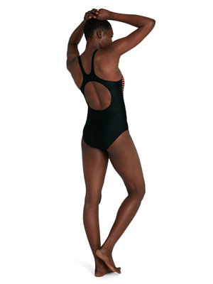 Купальник Speedo Plmt Msbk Af Black/Yellow